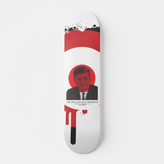 JFK-skateboarddäck Skateboard Bräda 21,5 Cm (Framsida)