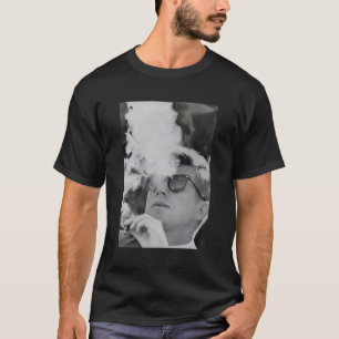 Jfk Smoking with Shades John F Kennedy President T Shirt