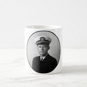 JFK som ha på sig hans enhetliga marin Kaffemugg
