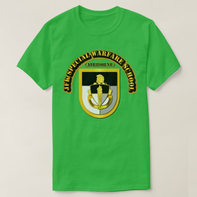 JFK Speciell Warfare School Flash T Shirt (Design framsida)