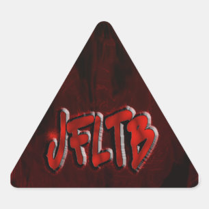 Jfltb! Triangelformat Klistermärke