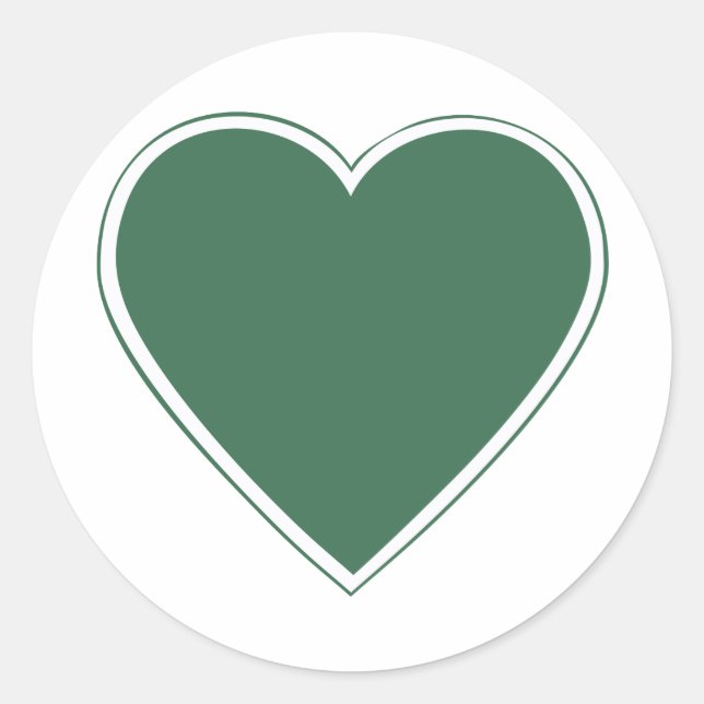 JG54 Grünherz Patch Runt Klistermärke (Framsida)