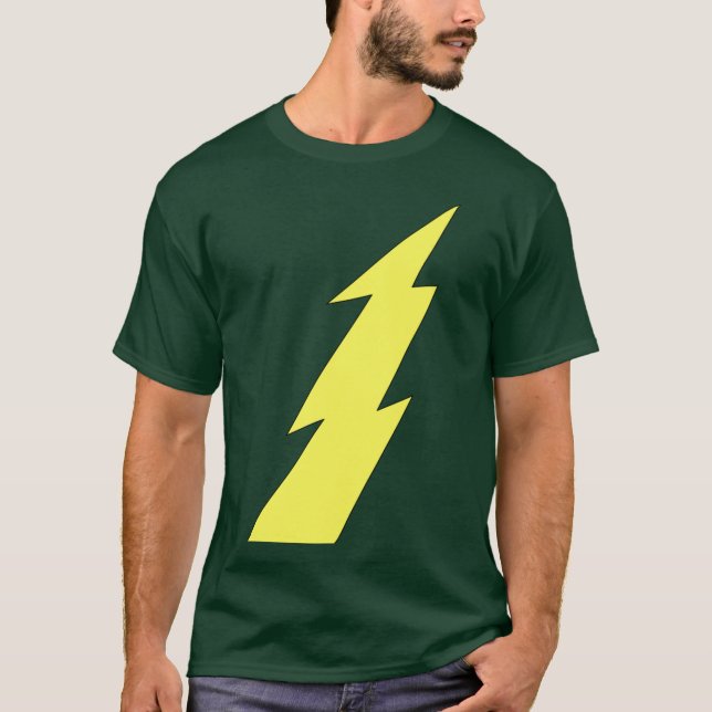 JG Lightning Bolt retropojke T Shirt (Framsida)