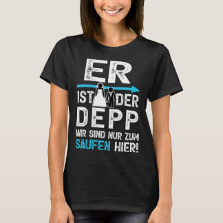 JGA Han är den Depp Outfit Män Svärmo:fest T Shirt