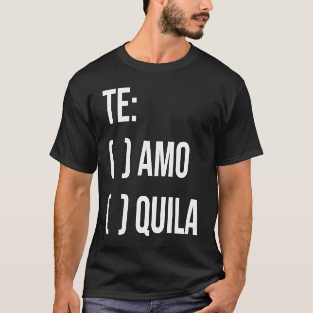 Jga Te Aamo Tequila Bridal Party Bachelorette Enga T Shirt (Framsida)