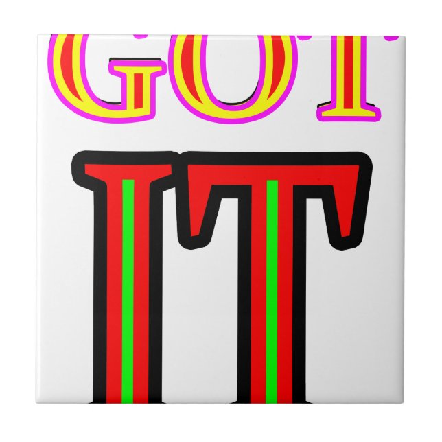 Jgibney för har IT4 de MUSEUMZazzle gåvorna Kakelplatta (Framsidan)