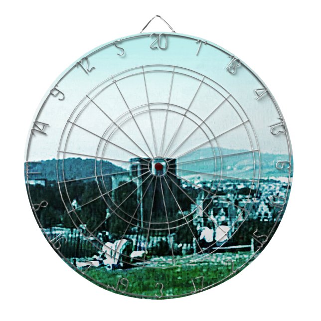 jGibney för Skottland Inverness slottkonst Darttavla (Framsidan)