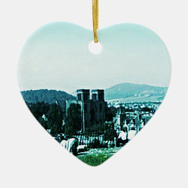 jGibney för Skottland Inverness slottkonst Julgransprydnad Keramik (Framsidan)