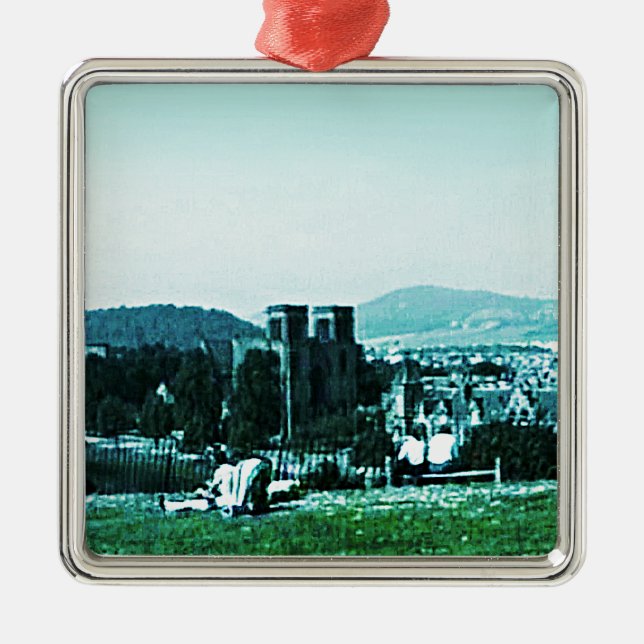 jGibney för Skottland Inverness slottkonst Julgransprydnad Metall (Framsidan)