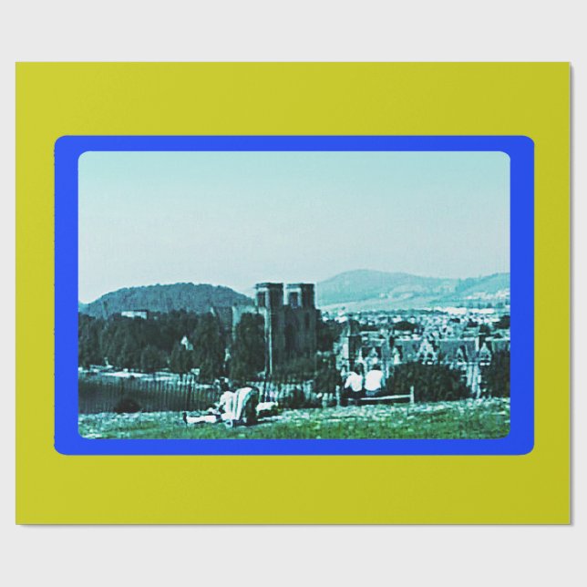 jGibney för Skottland Inverness slottkonst Presentpapper (Platt)