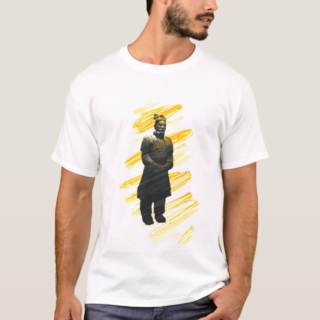 jGibney för Xian chinaterrakotta Soldier2 MUSEET Tee Shirt (Framsida)