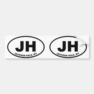 JH Jackson Hål Wyoming Bildekal