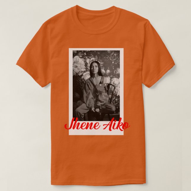 Jhene Aiko Potret T Shirt (Design framsida)