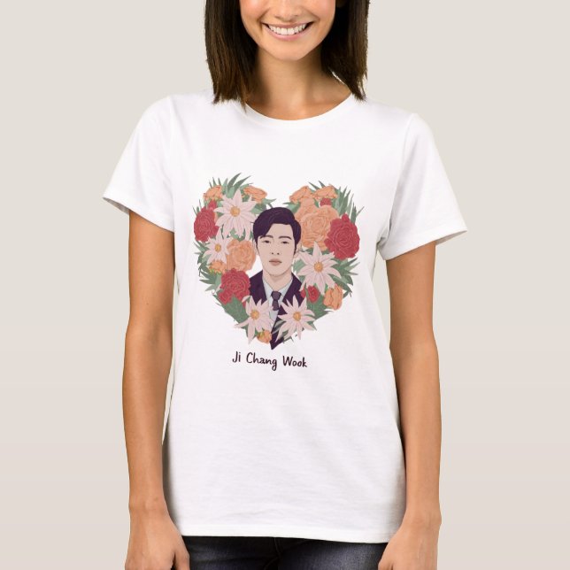 Ji Chang Wook T Shirt (Framsida)