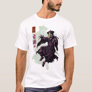 Jiangshi kinesisk hoppvampyr mörk myt t shirt