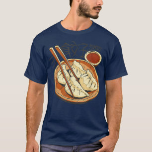Jiaozi Gyoza Mandu Swabian Muzzle Food Japan Korea T Shirt