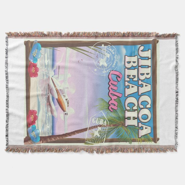 Jibacoa strand Kuba reserklipp Filt (Framsidan)