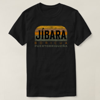 Jibara Boricua Puertorriqueña T Shirt