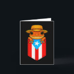 Jibaro Coqui Groda Puerto Rico Flagga Boricua Fick Kort<br><div class="desc">Jibaro Coqui Groda Puerto Rico Flagga Boricua Ficka Borinquen</div>