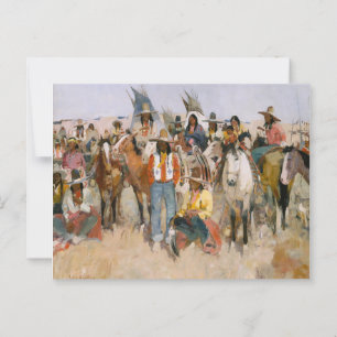 Jicarilla Apache Fiesta,Berömd Painter Vykort