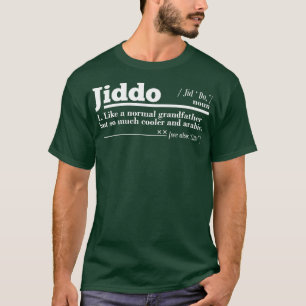 Jiddo Definition Arab Grandfather Gift Arabic Fath T Shirt