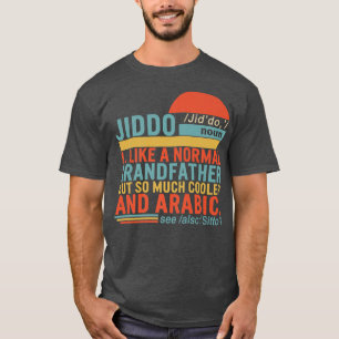 Jiddo Noun Definition Arabiska Grandfather Far D T Shirt