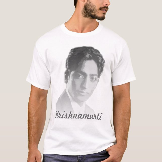 Jiddu Krishnamurti T Shirt (Framsida)