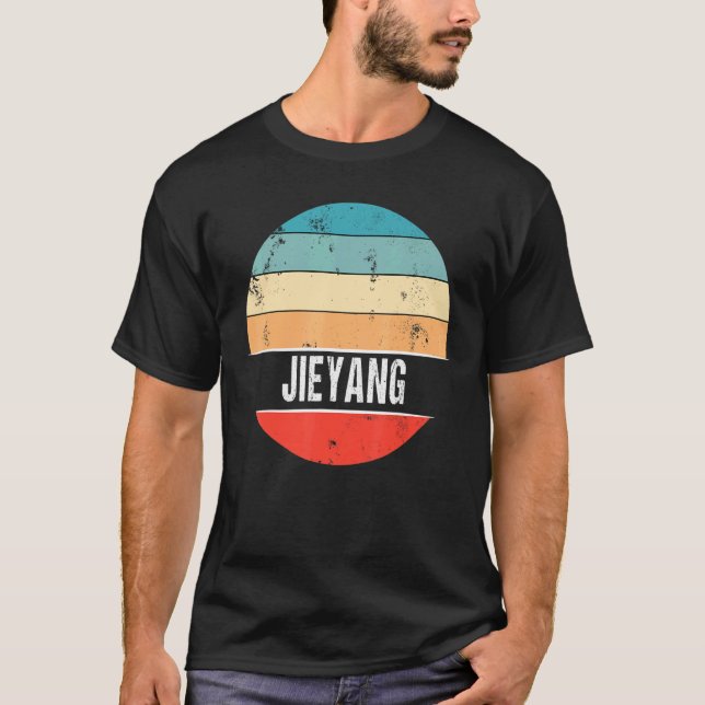 Jieyang China City Trip T Shirt (Framsida)