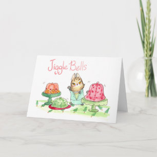 Jiggle Klockor Greeting Card Kort