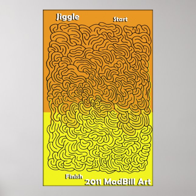 Jiggle Maze Poster (Framsidan)