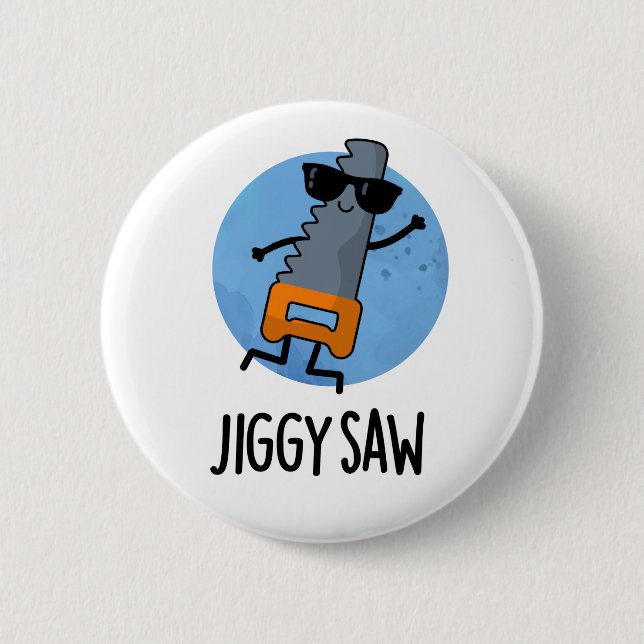 Jiggy Saw Funny Dancing Verktyg Pun Knapp (Framsida)