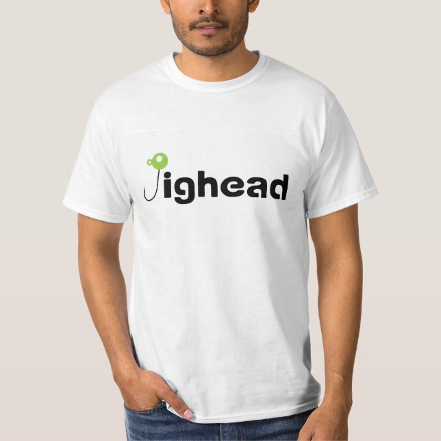 Jighead utslagsplats tee (Framsida)