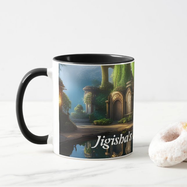 Jigishas Morgontea Mugg (Med munk)