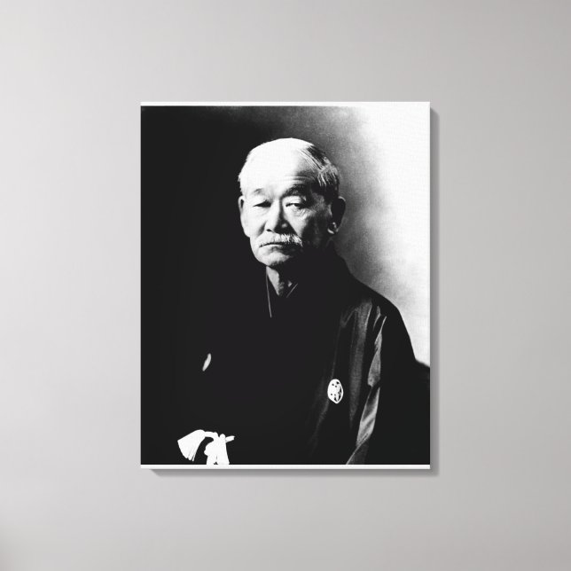 Jigoro Kano Wrapped Canvas (Framsida)