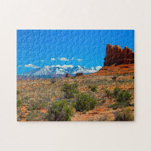 Jigsaw Arches nationalpark Utah USA. Jigsaw Pussel