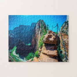 Jigsaws Änglar Landing Zion Utah. Pussel