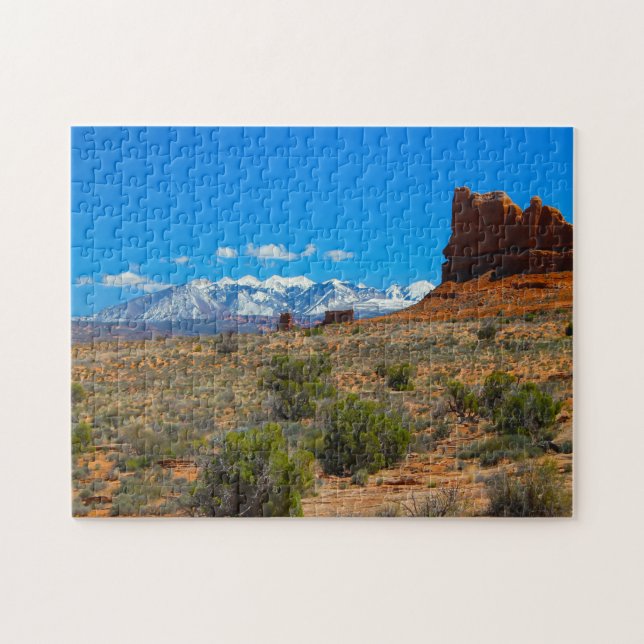 Jigsaws Arches National Park Utah USA. Jigszawa Pu Pussel (Horisontell)