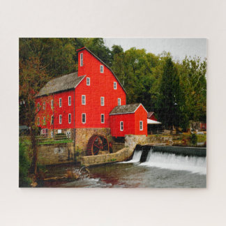 Jigsaws Clinton New Jersey Röda Kvarnen. Pussel