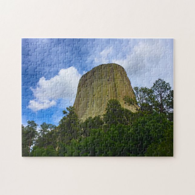 Jigsaws Devils Tower Wyoming USA. Pussel (Horisontell)