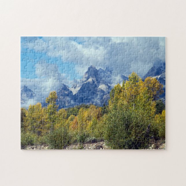 Jigsaws Grand Teton Park Wyoming. Pussel (Horisontell)