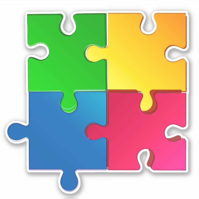 Jigsaws Klistermärken (Framsida)