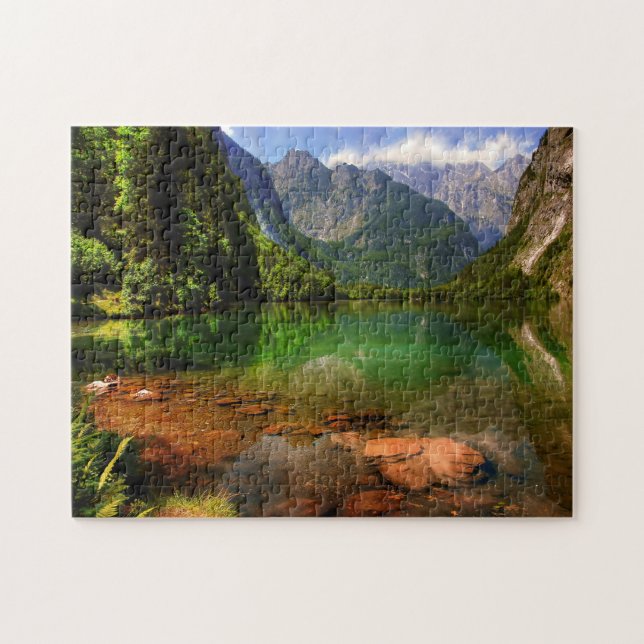 Jigsaws Königssee Bavaria. Pussel (Horisontell)
