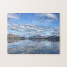 Jigsaws Loch Lomond Skottland.