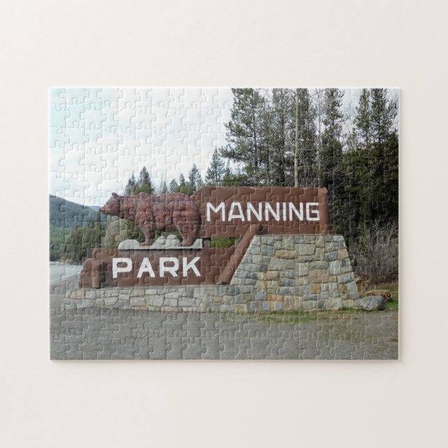 Jigsaws Manning Park Kanada. Pussel (Horisontell)