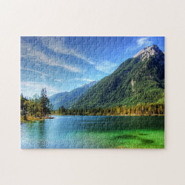 Jigsaws Ramsau Hintersee Bavaria. Pussel (Horisontell)