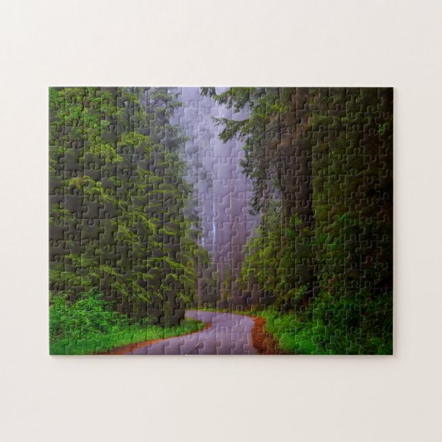 Jigsaws Redwood Nationalpark. Pussel (Horisontell)