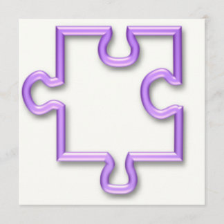 Jigsawutklippinbjudan Inbjudningar