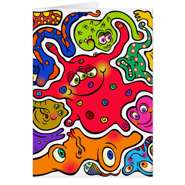 Jigsee Germs Hälsningskort (Framsidan)