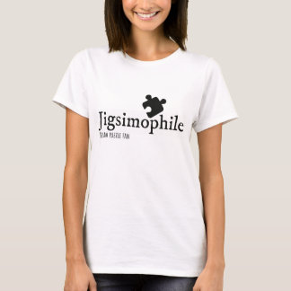 Jigsimophile Funny Nerd Term for Jigszle Puzzle Fl T Shirt