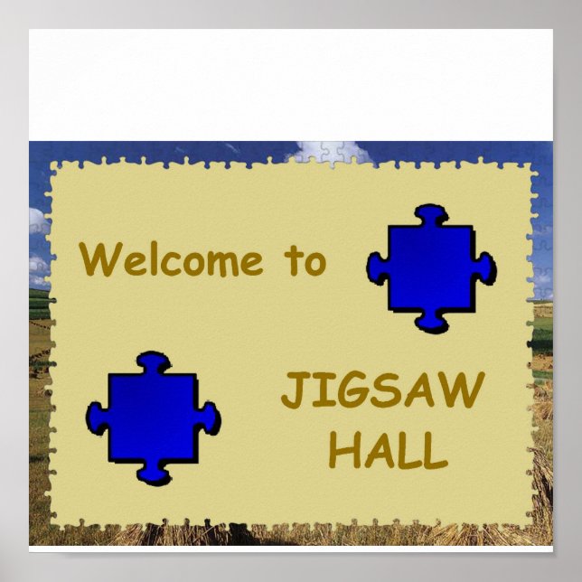 Jigszawa Hall Sign Poster (Framsidan)